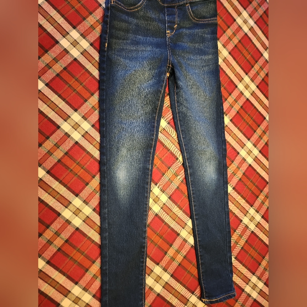 Levis Girls Denim Jeggings, Blue, Size 8
